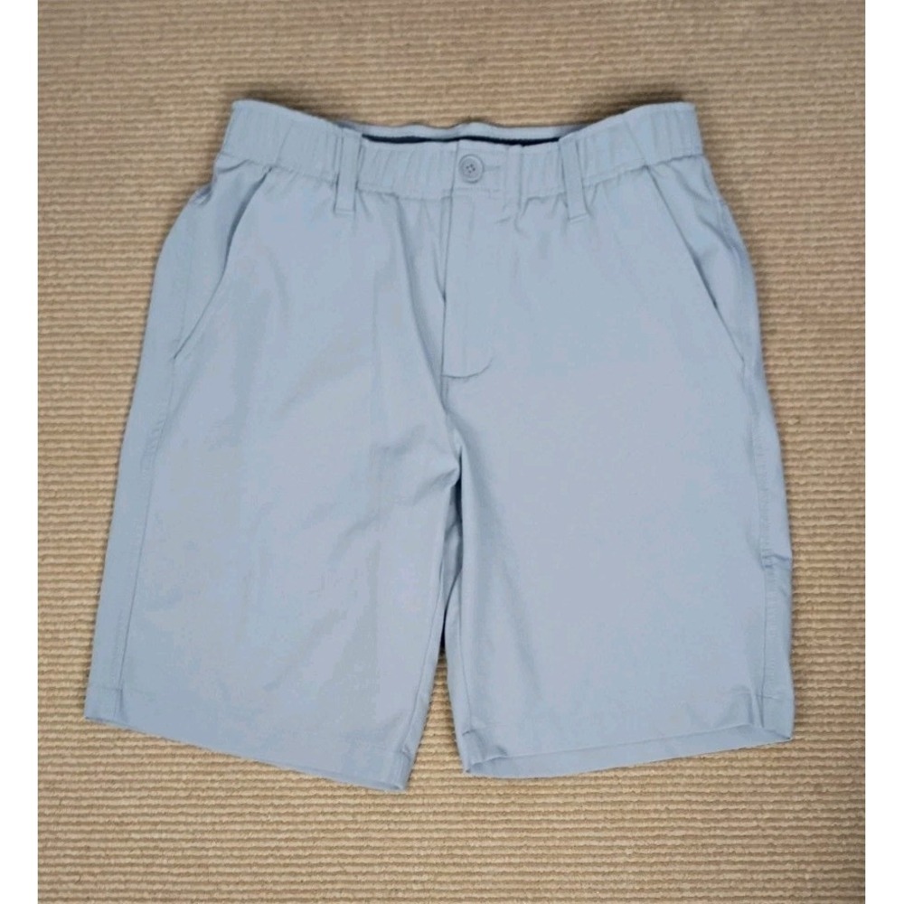 Under Armour Men's Drive Golf Silver Gray Shorts Size 30 Elastic Waist Button